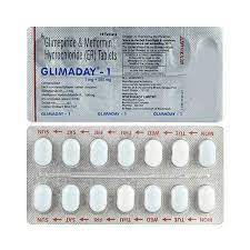 GLIMADAY 1MG STRIP OF 14 TABLETS