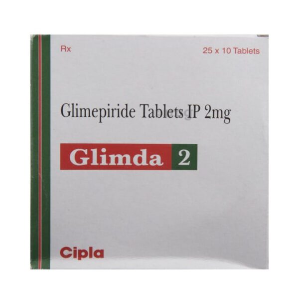 GLIMDA 2MG TAB 10`S