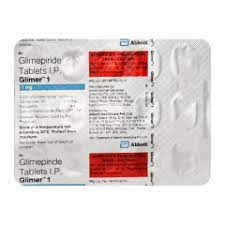 GLIMER 1MG STRIP OF 15 TABLETS