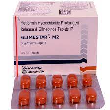 GLIMESTAR M 2MG STRIP OF 10 TABLETS