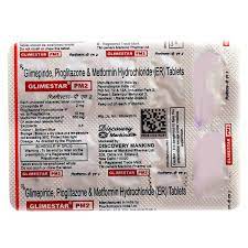 GLIMESTAR PM 2MG STRIP OF 10 TABLETS