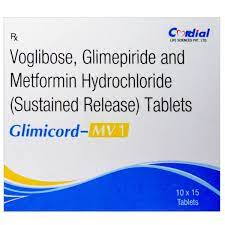 GLIMICORD MV 1MG STRIP OF 15 TABLETS