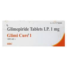 GLIMICURE 1MG TABLET
