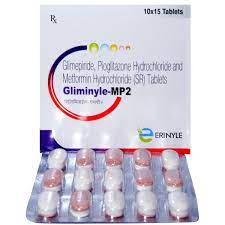 GLIMINYLE MP 2MG STRIP OF 15 TABLETS