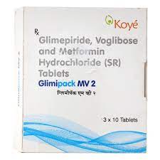 GLIMIPACK MV 2 STRIP OF 10 TABLETS