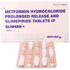 GLIMSER 1MG TAB 15`S