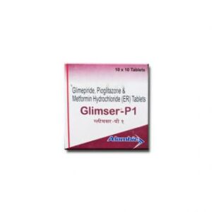 GLIMSER P 1MG TAB 15`S