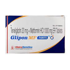 GLIPON MF FORTE 20/1000 MG TABLET 10
