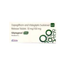 GLIPTAGREAT D 10MG STRIP OF 10 TABLETS