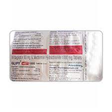 GLIPY MET 1000MG STRIP OF 10 TABLETS