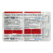 GLIPY MET 500MG STRIP OF 10 TABLETS