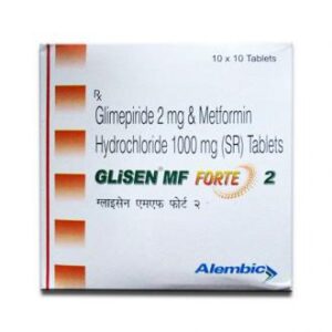 GLISEN MF FORTE 2MG TAB 15`S