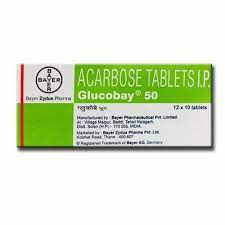 GLUCOBAY M 50MG STRIP OF 10 TABLETS