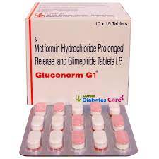 GLUCONORM G1 TAB 15`S