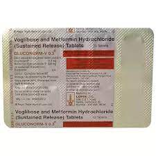 GLUCONORM V 0.3MG STRIP OF 10 TABLETS