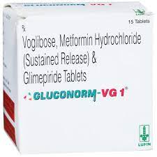GLUCONORM VG 1MG TABLET