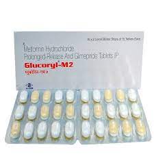 GLUCORYL M 2MG STRIP OF 15 TABLETS