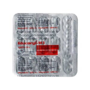 GLUCORYL M3 TAB 15`S