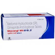 GLUCORYL MV 2/0.3MG TABLET 15?S