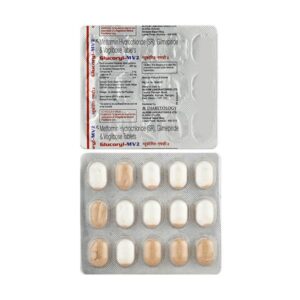 GLUCORYL MV 2MG TAB 15`S