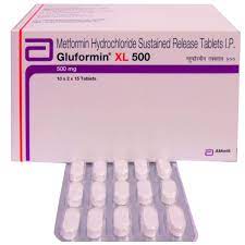 GLUFORMIN XL 500MG TAB 15`S