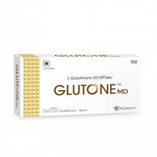 GLUTONE MD ORANGE FLAVOUR STRIP OF 10 TABLETS