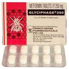 GLYCIPHAGE 250MG TAB 10`S