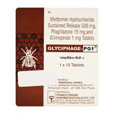 GLYCIPHAGE PG 1MG STRIP OF 15 TABLETS