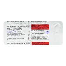 GLYCOMET 850MG STRIP OF 10 TABLETS