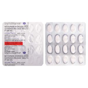 GLYCOMET SR 500MG TAB 20`S