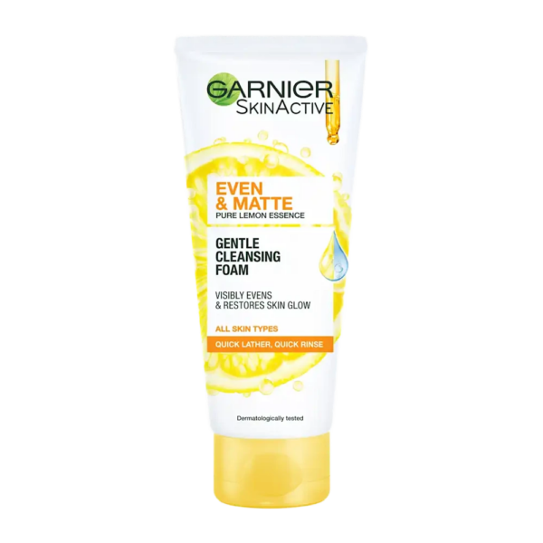 Garnier Even & Matte Gentle Cleansing Foam 100ml