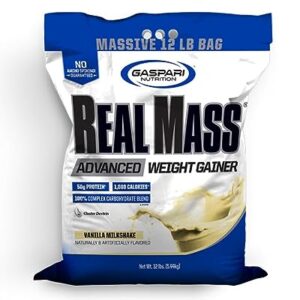Gaspari Real Mass Gainer 12lbs Vanilla Milkshake