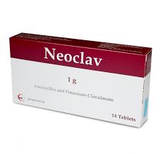NEOCLAV 1G TABLETS x14