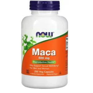 NOW Maca Root 500 mg | 250 Capsules