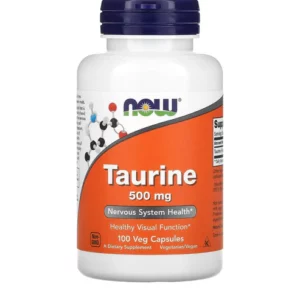 NOW Taurine 500 mg | 100 Capsules