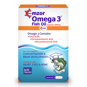 Emzor Omega-3 Fish Oil 1000mg