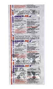 ONDEM MD 4MG STRIP OF 10 TABLETS