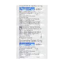 ORCIBEST 10MG TAB 15`S
