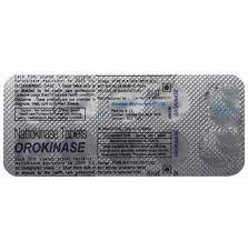 OROKINASE STRIP OF 10 TABLETS