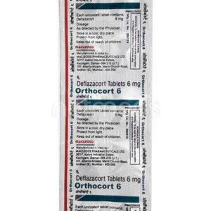 ORTHOCORT 6MG TAB 10`S
