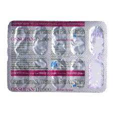 OSSOPAN D 1000 STRIP OF 10 TABLETS