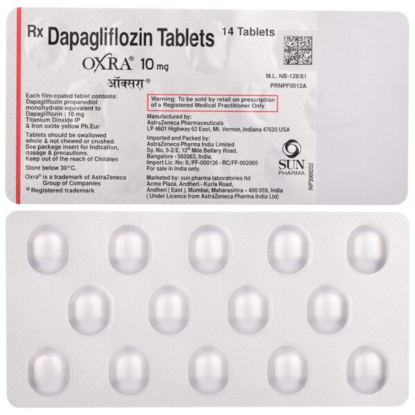 OXRA 10MG TAB 10`S