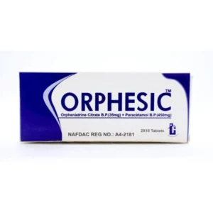 Orphesic Tablet (Orphenadrine+Paracetamol)