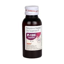 P 120MG BOTTLE OF 60ML SUSPENSION
