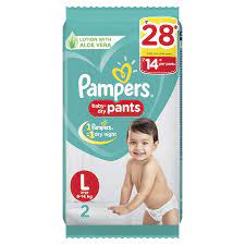 PAMPERS EASY PANTS LARGE 2S