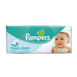 PAMPERS FRESH CLEAN BABY WIPES 64S
