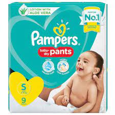 PAMPERS NEW BABY PANTS 9S