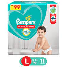 PAMPERS PANTS L 11S