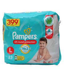 PAMPERS PANTS L 23S