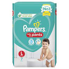 PAMPERS PANTS L 7S